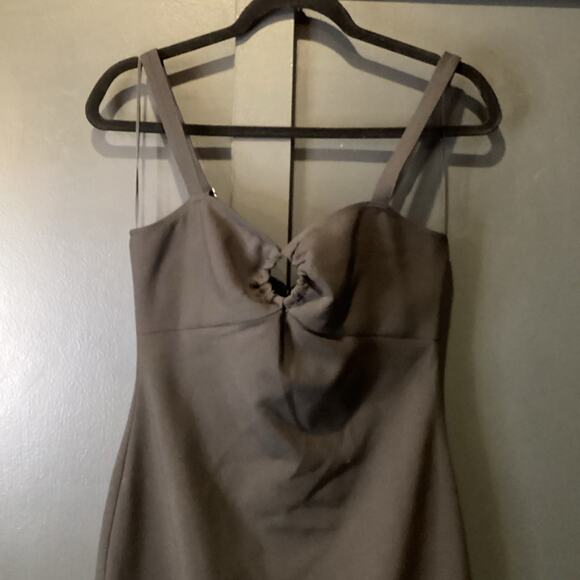 Revolve Likely Tia cutout peplum mermaid black midi bodycon cocktail dress 6 - Picture 12 of 12